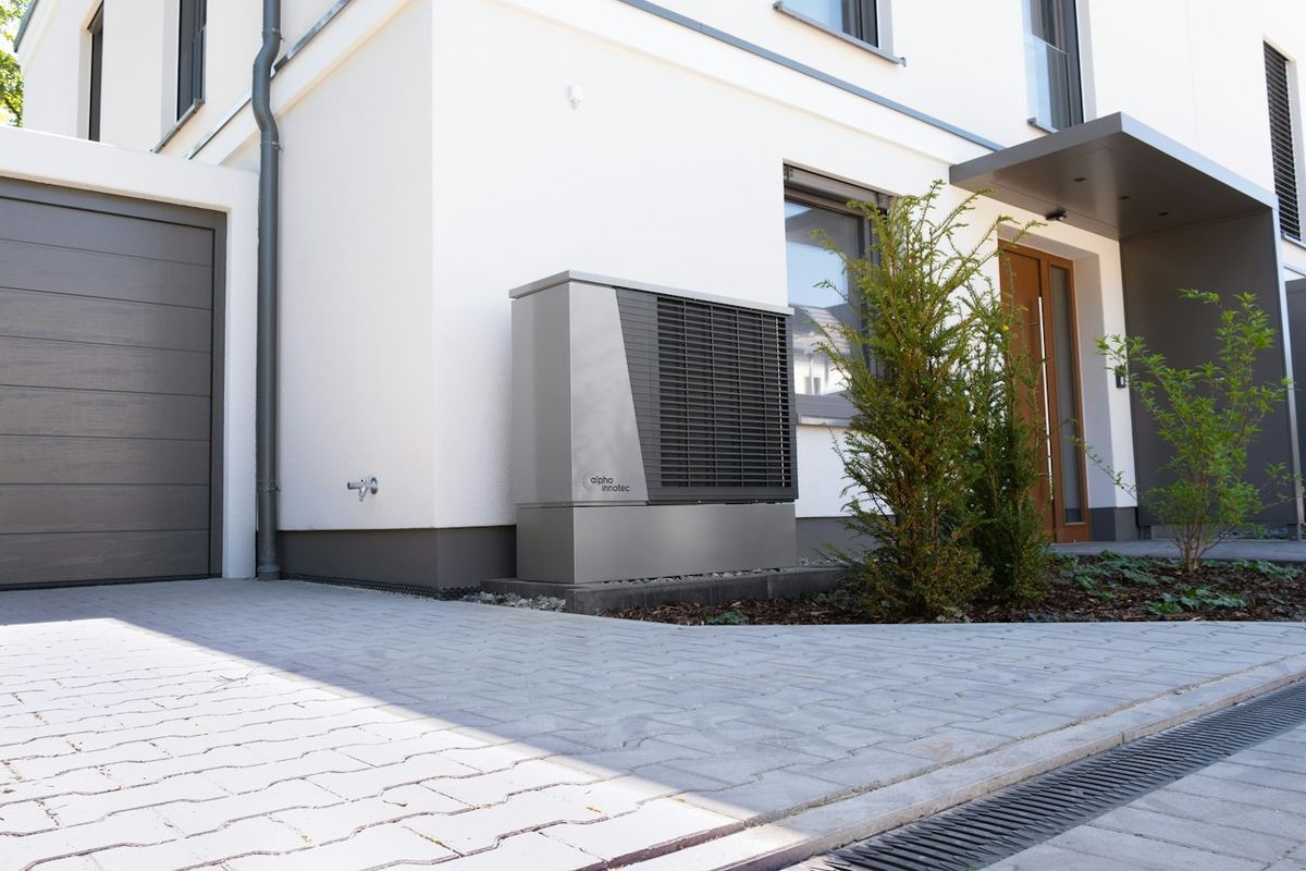 Air conditioning equipment outside a home
